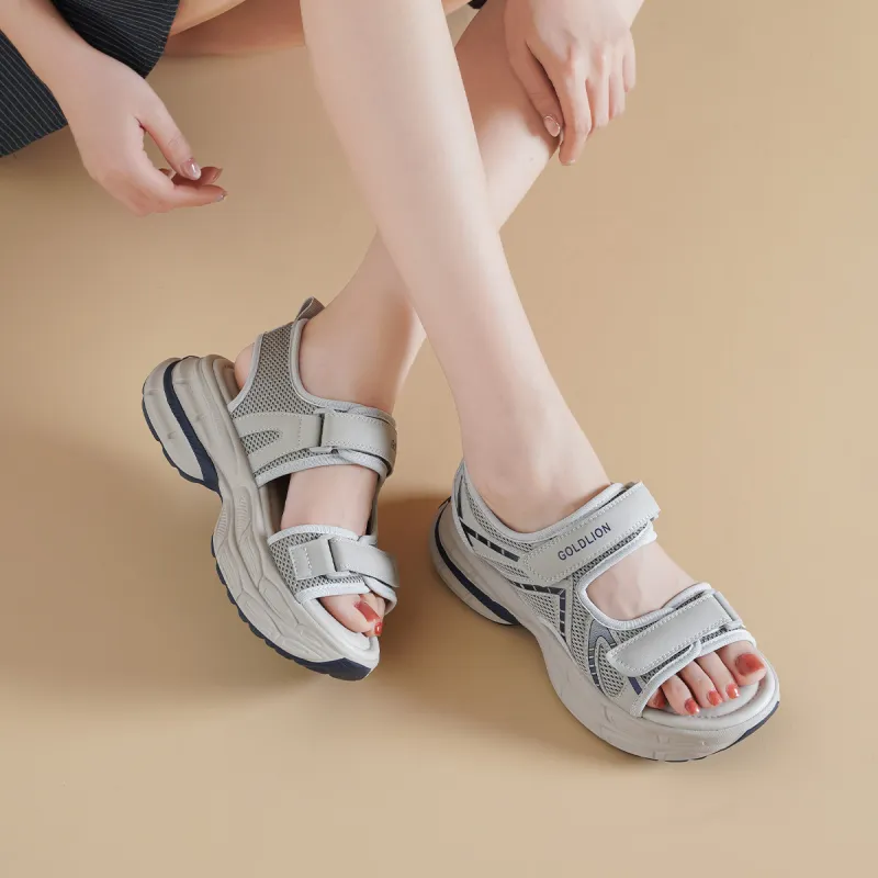 GOLDLION One Strap Sandals Women's-10