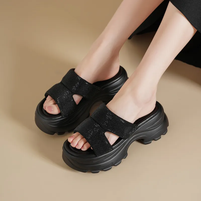GOLDLION PU Polyurethane Cushioning Slide Slippers Women's-2