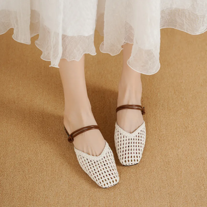 GOLDLION Rubber Sole Closed Toe Slippers Women's-11