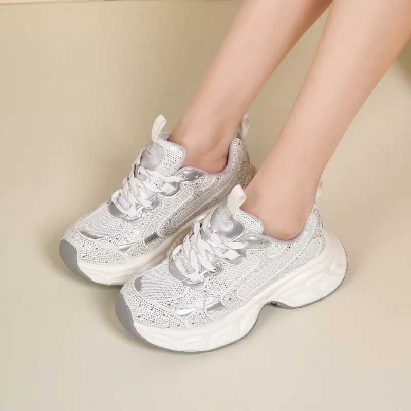 GOLDLION Cushioning Low Top Chunky Sneakers Women's-5
