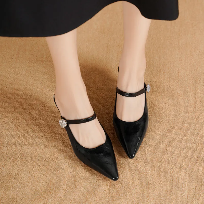 GOLDLION Rubber Sole Abrasion Resistant Closed Toe Slippers Women's-5