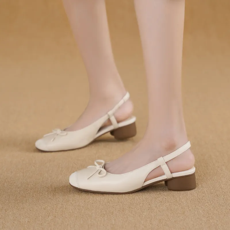 GOLDLION Chunky Heel High Heels Women's-2