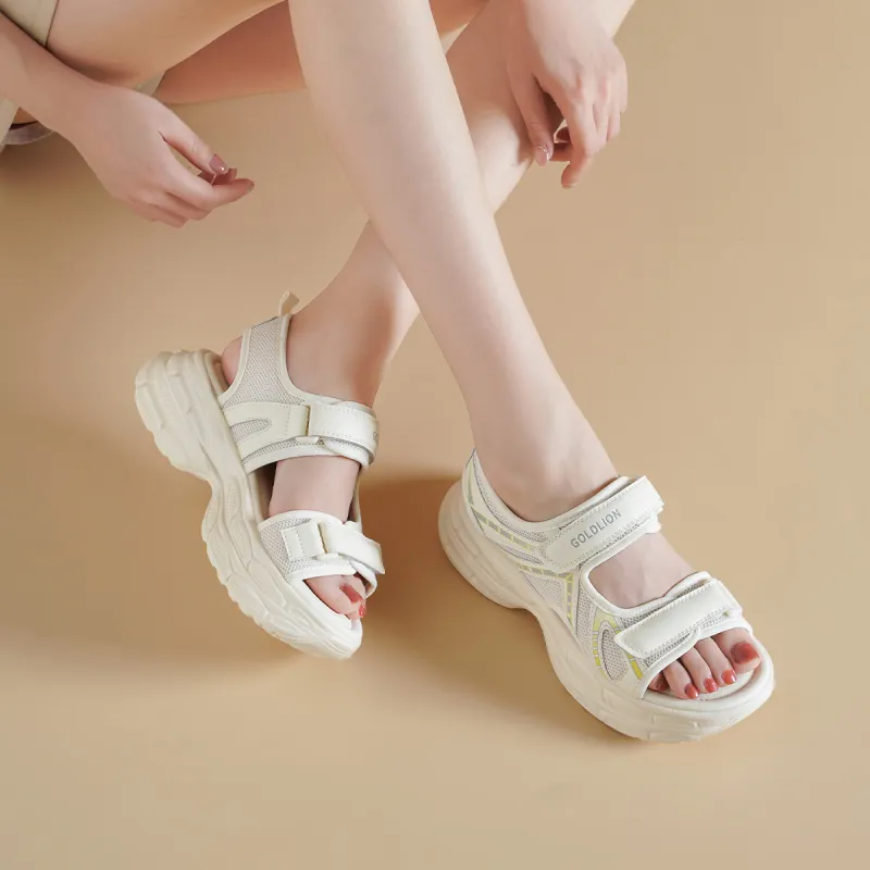 GOLDLION One Strap Sandals Women's-4