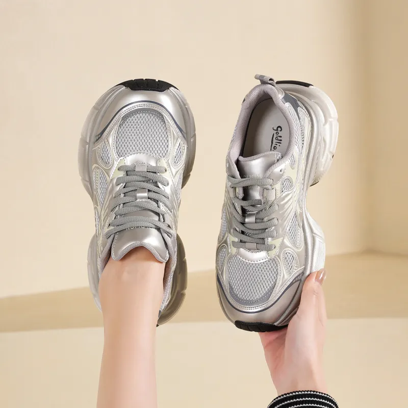GOLDLION Cushioning Low Top Chunky Sneakers Women's-3