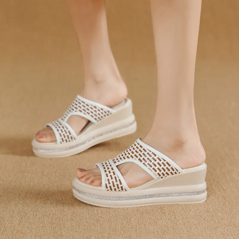 GOLDLION PU Polyurethane Cushioning Slide Slippers Women's-2