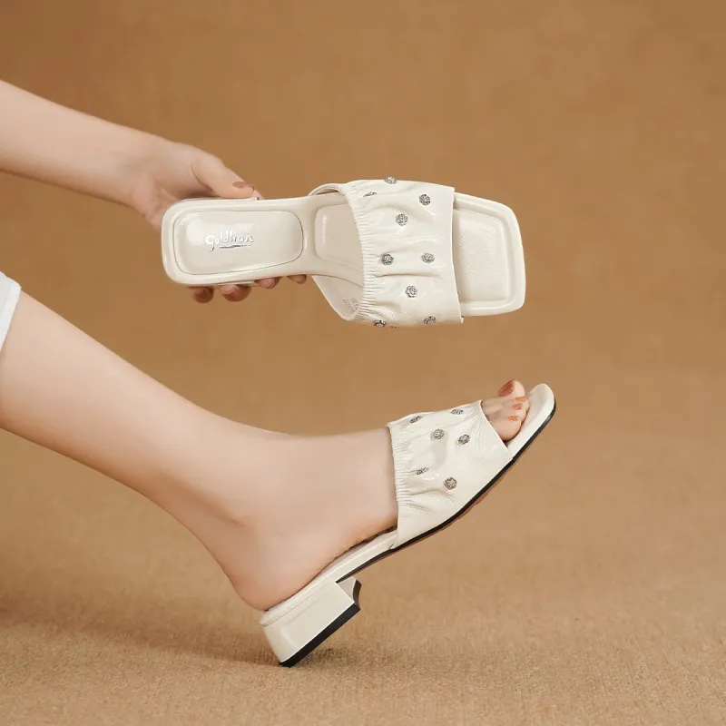 GOLDLION Slip Resistant Abrasion Resistant Slide Slippers Women's-10