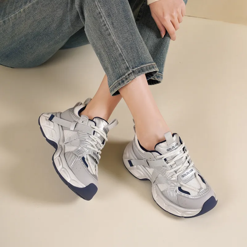 GOLDLION Cushioning Low Top Chunky Sneakers Women's-13