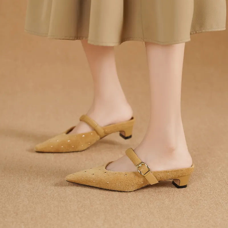 GOLDLION Closed Toe Slippers Women's-9