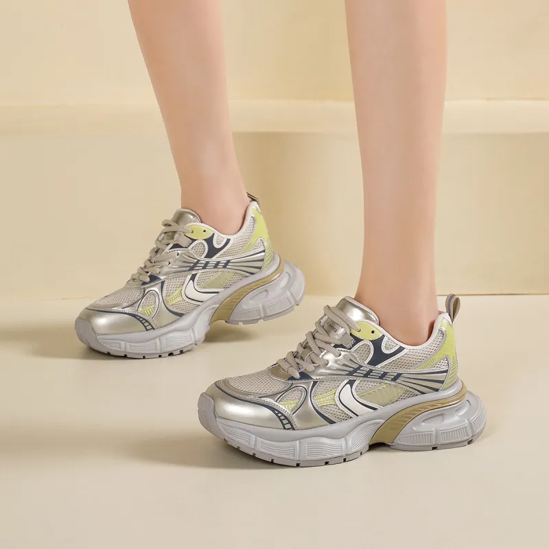 GOLDLION Cushioning Low Top Chunky Sneakers Women's-8