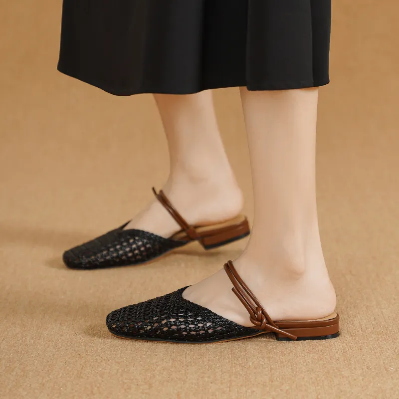GOLDLION Rubber Sole Closed Toe Slippers Women's-2