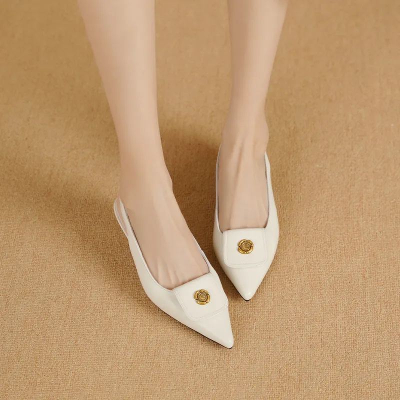GOLDLION Slim Heel High Heels 5cm Women's-11