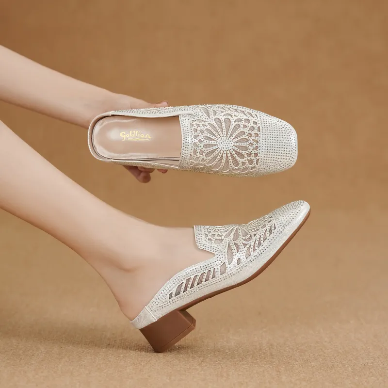 GOLDLION Closed Toe Slippers Women's-4