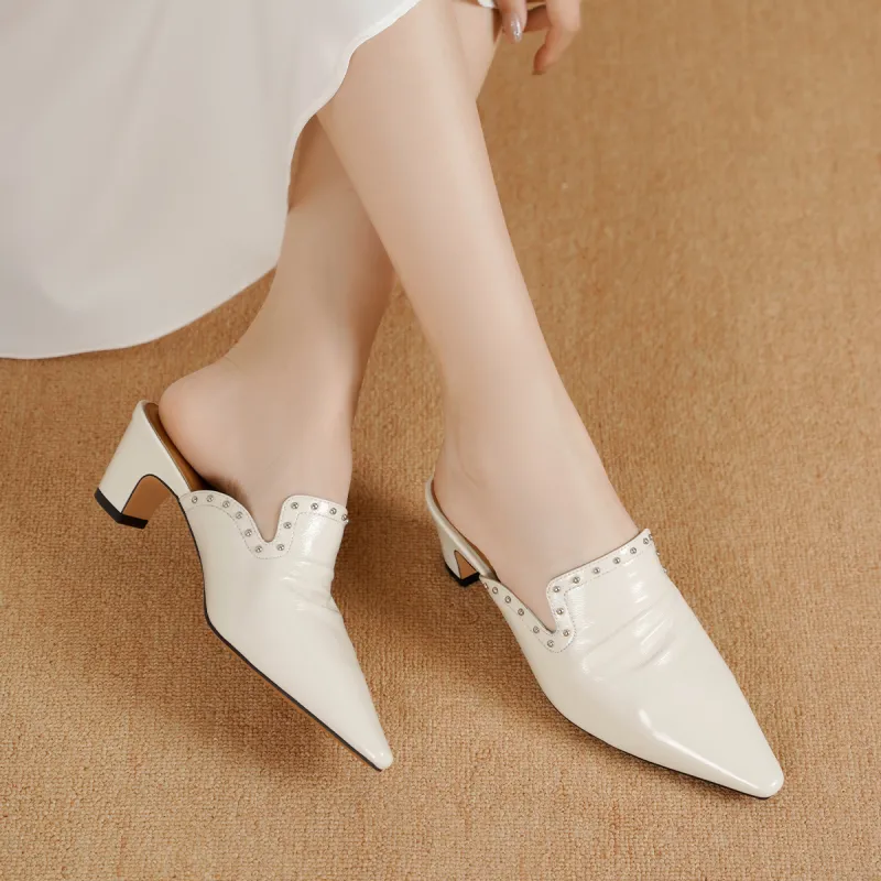 GOLDLION Abrasion Resistant Closed Toe Slippers Women's-9
