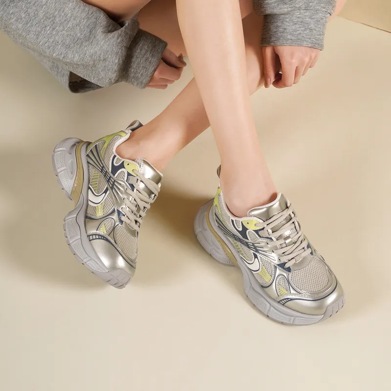 GOLDLION Cushioning Low Top Chunky Sneakers Women's-11