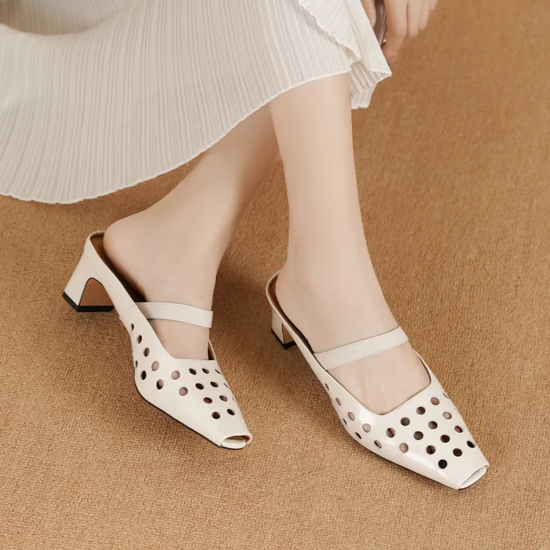 GOLDLION Rubber Sole Slip Resistant Odor Resistant Closed Toe Slippers Women's-3