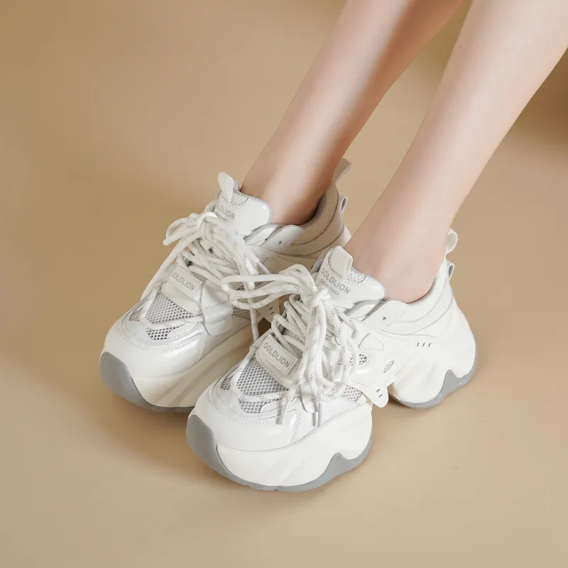 GOLDLION Low Top Chunky Sneakers Women's-3