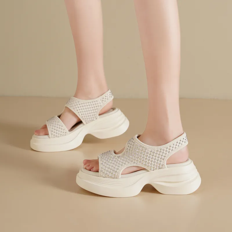 GOLDLION One Strap Sandals Women's-7