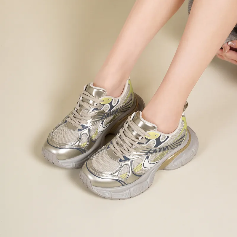 GOLDLION Cushioning Low Top Chunky Sneakers Women's-10