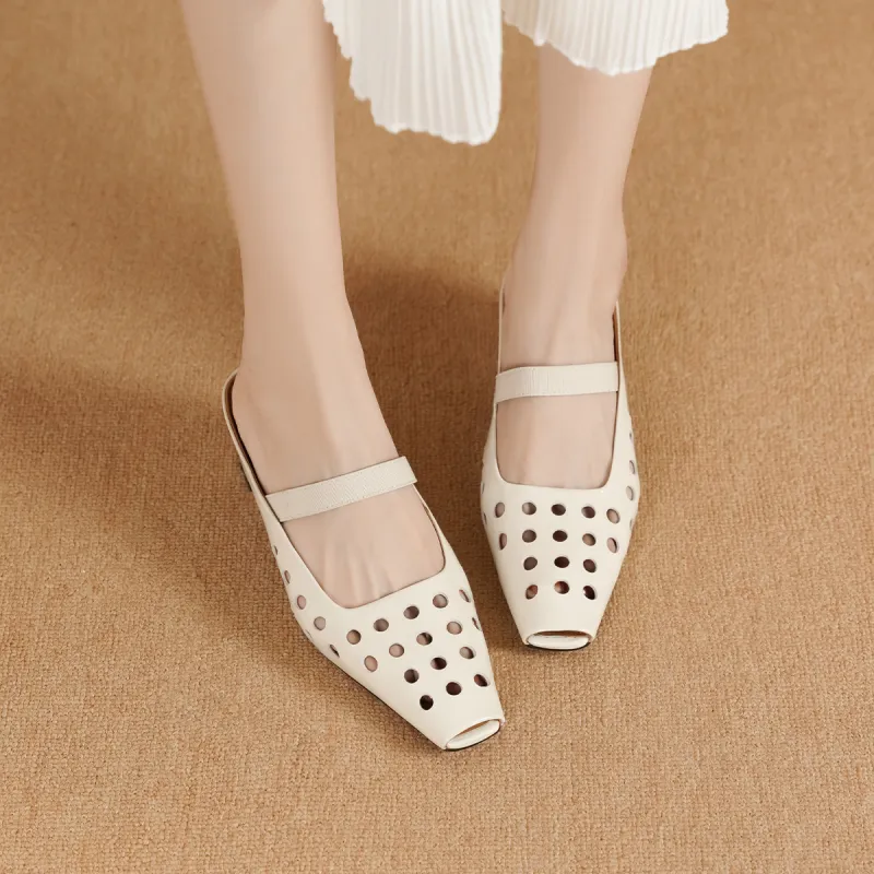 GOLDLION Rubber Sole Slip Resistant Odor Resistant Closed Toe Slippers Women's-5