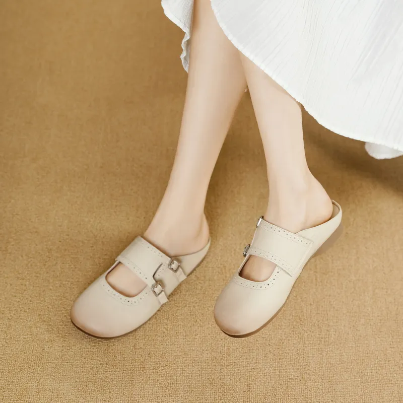 GOLDLION Abrasion Resistant Closed Toe Slippers Women's-3