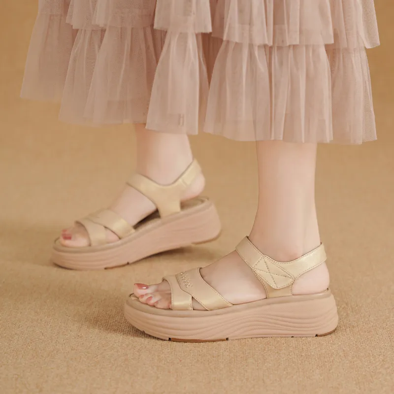 GOLDLION One Strap Sandals Women's-8