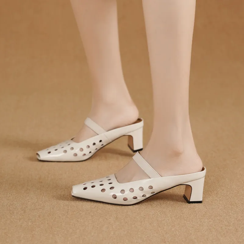 GOLDLION Rubber Sole Slip Resistant Odor Resistant Closed Toe Slippers Women's-2