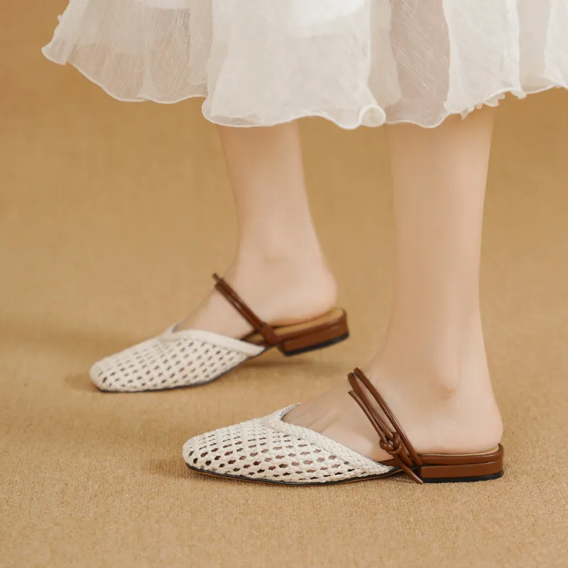 GOLDLION Rubber Sole Closed Toe Slippers Women's-8
