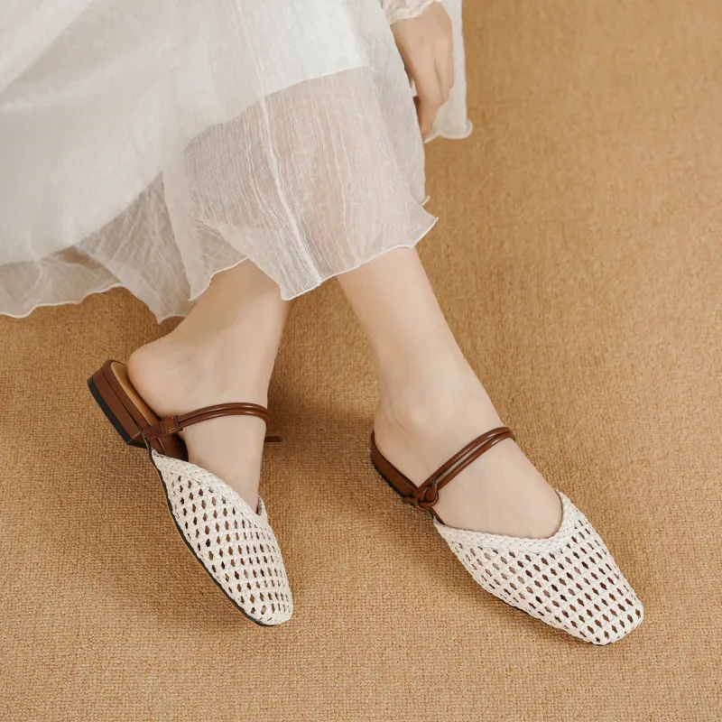 GOLDLION Rubber Sole Closed Toe Slippers Women's-9