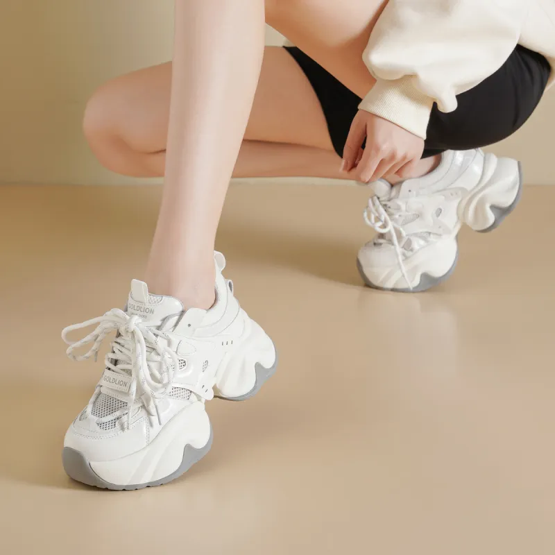 GOLDLION Low Top Chunky Sneakers Women's-5