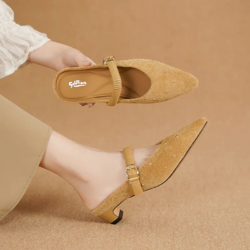 GOLDLION Closed Toe Slippers Women's-11