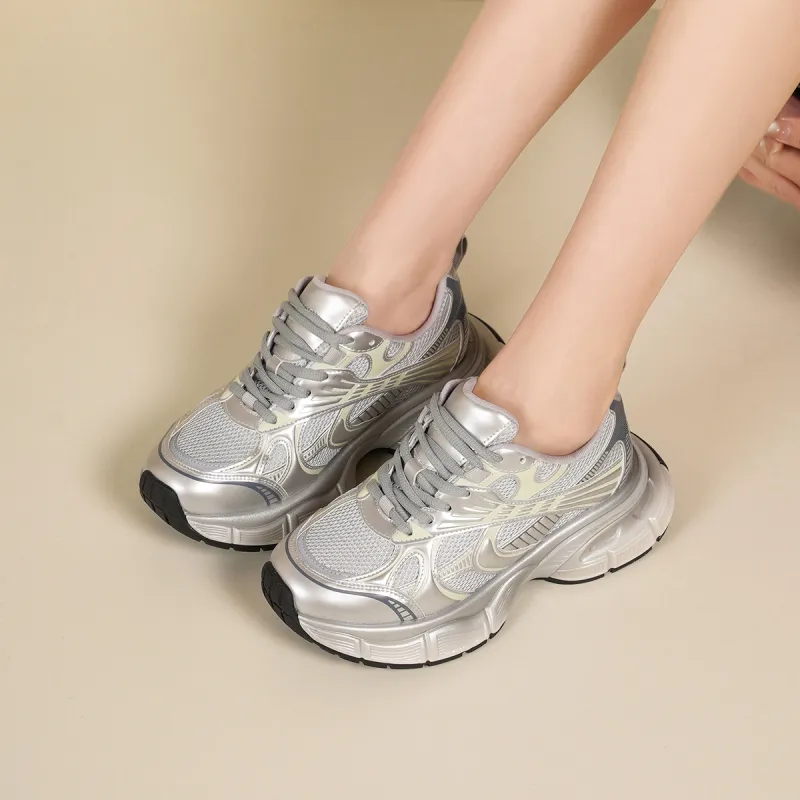 GOLDLION Cushioning Low Top Chunky Sneakers Women's-4