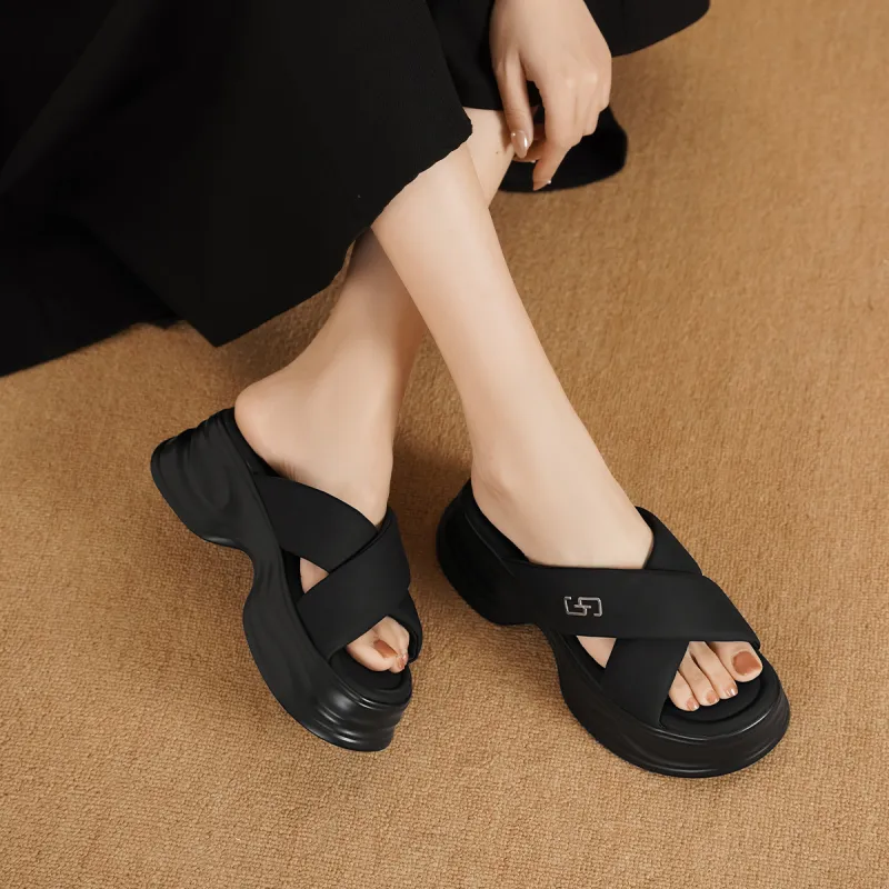 GOLDLION PU Polyurethane Slip Resistant Abrasion Resistant Slide Slippers Women's-3