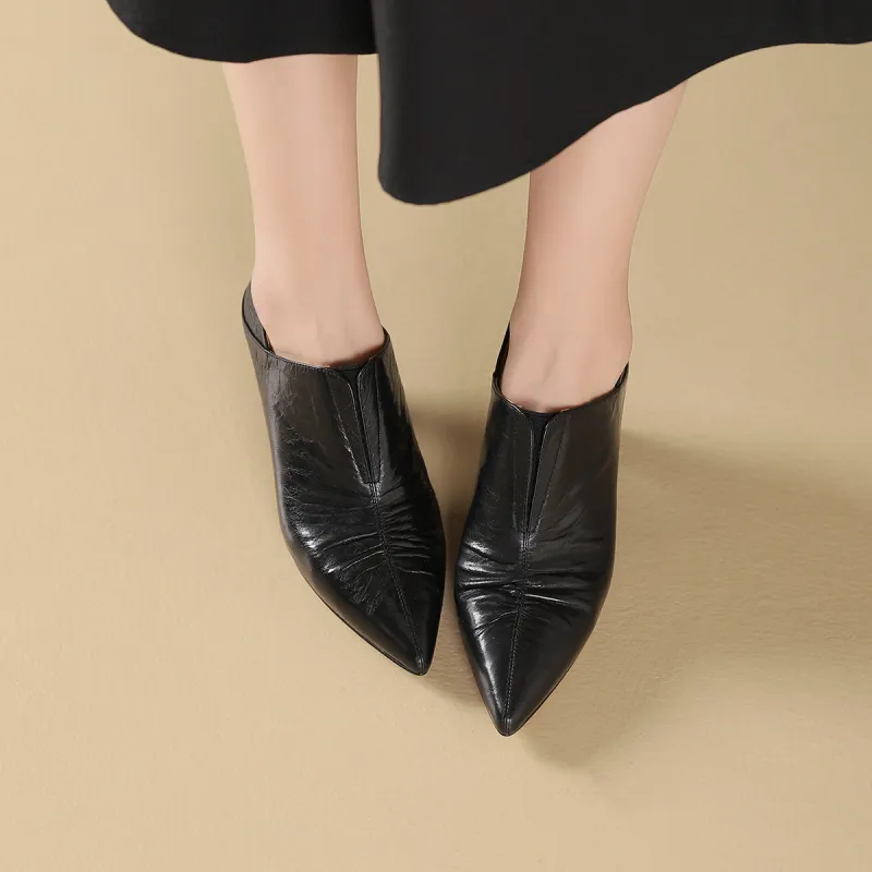 GOLDLION Chunky Heel High Heels Women's-4