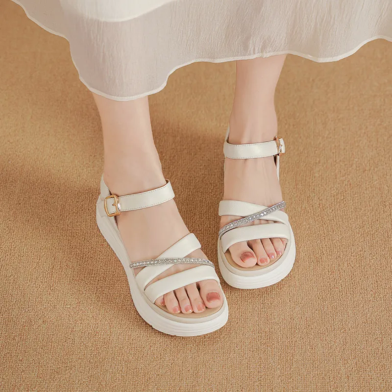 GOLDLION One Strap Sandals Women's-5