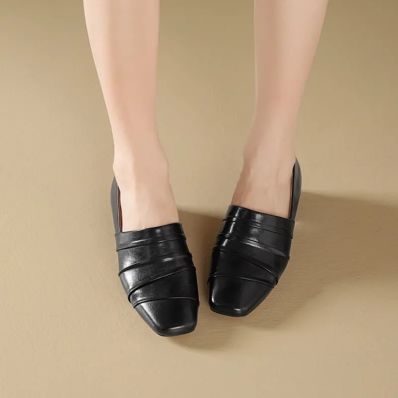 GOLDLION Chunky Heel High Heels 3.5cm Women's-4