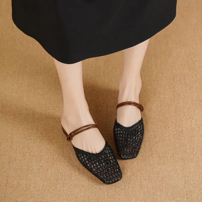 GOLDLION Rubber Sole Closed Toe Slippers Women's-5