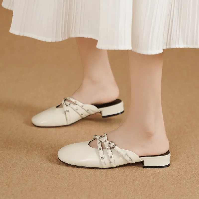 GOLDLION Abrasion Resistant Slip Resistant Closed Toe Slippers Women's-8