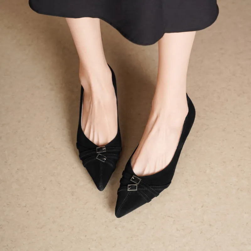 GOLDLION Slim Heel High Heels 5.2cm Women's-4