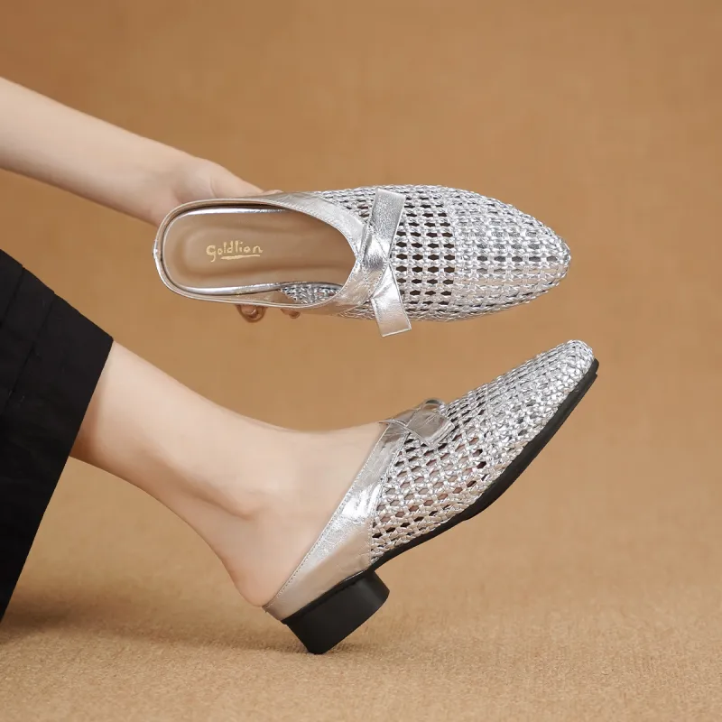 GOLDLION Closed Toe Slippers Women's-10