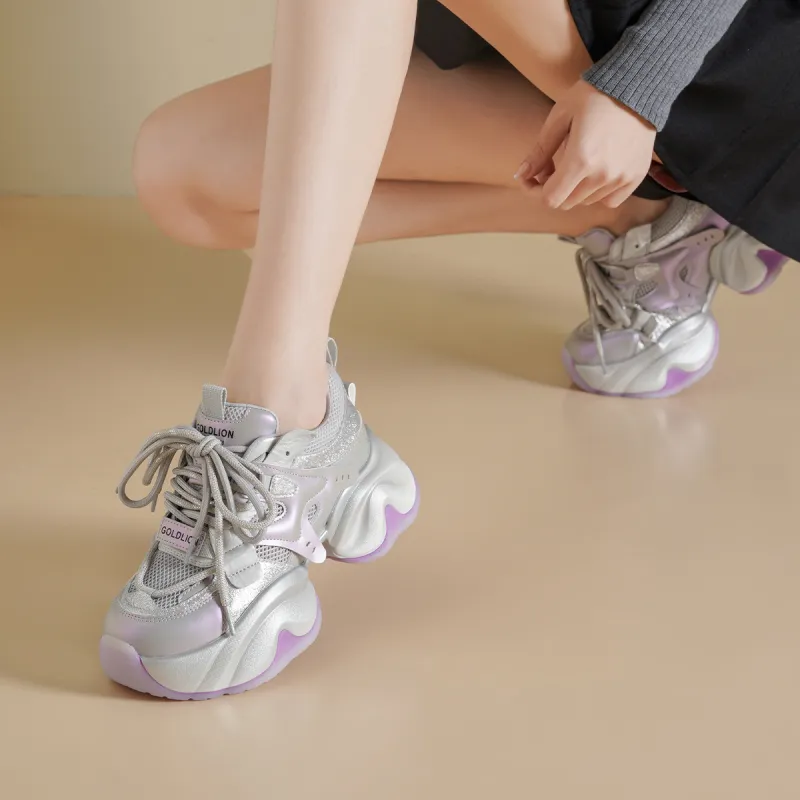 GOLDLION Low Top Chunky Sneakers Women's-11