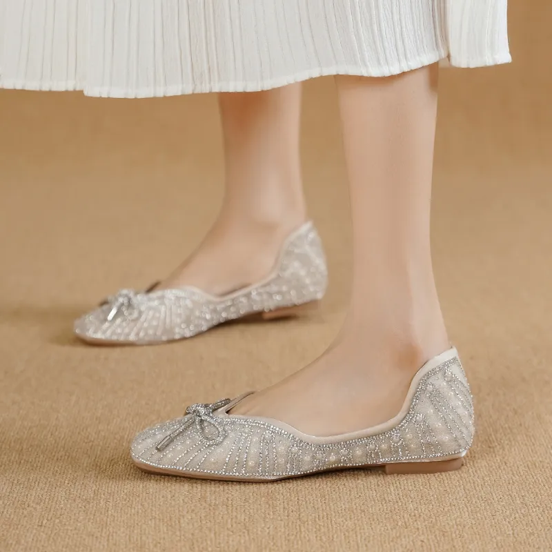 GOLDLION Casual Single Shoes Women's Beige-3