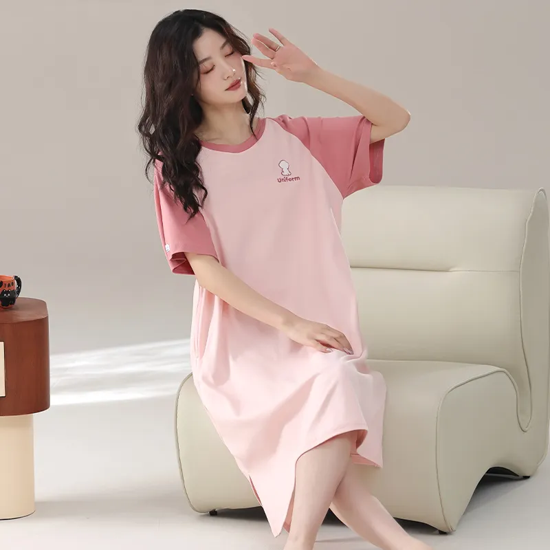 Qiao Ni Tong Women's Nightgowns-2