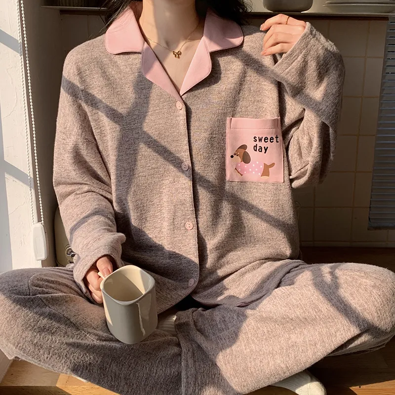 Qiao Ni Tong Pajama Set Women's Image Color-3