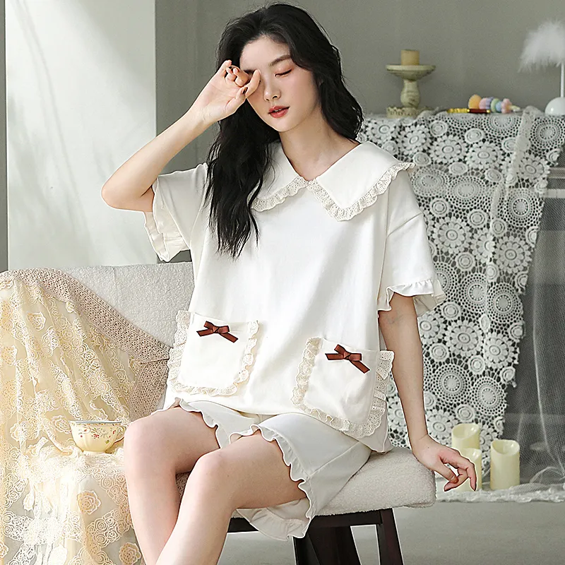 Qiao Ni Tong Pajama Set Women's Image Color-1