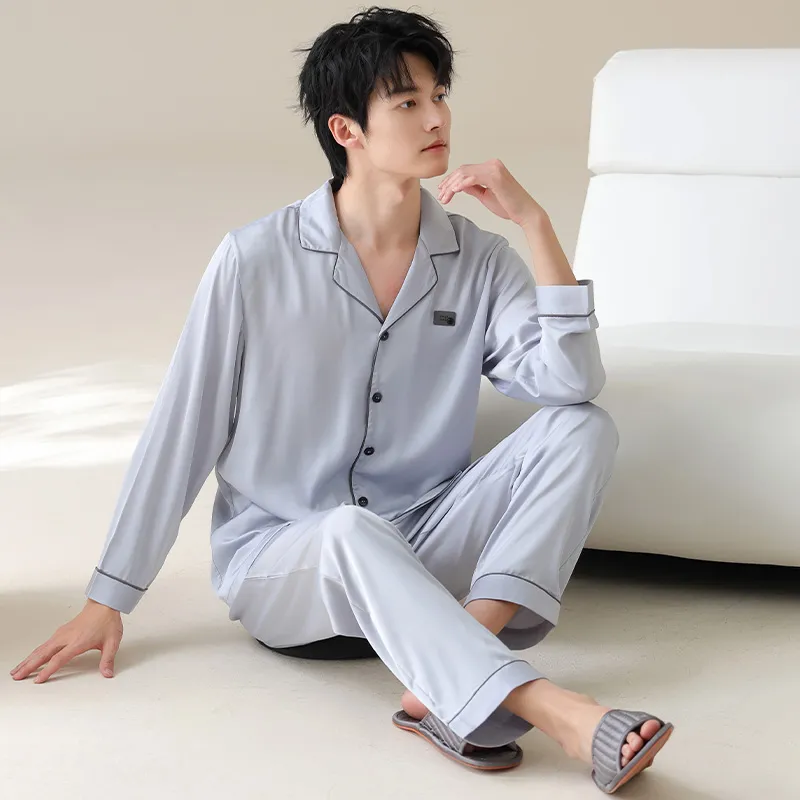 Qiao Ni Tong Pajama Set Men's Image Color-3
