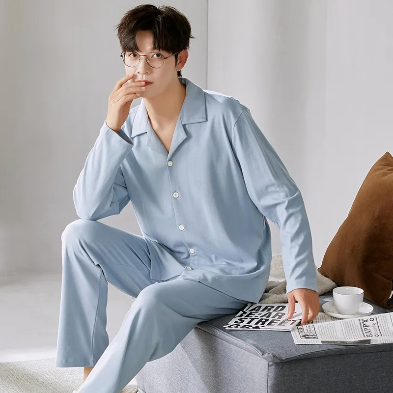 Qiao Ni Tong Pajama Set Men's Image Color-1