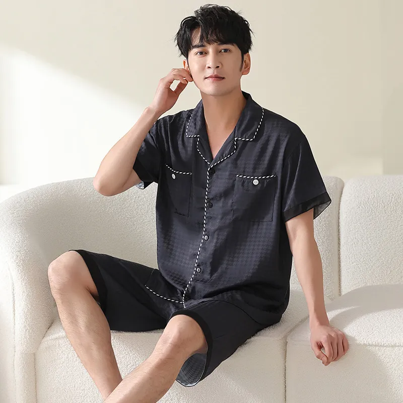 Qiao Ni Tong Pajama Set Men's Image Color-4
