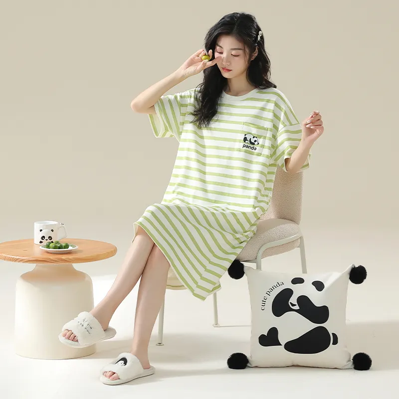 Qiao Ni Tong Women's Nightgowns-2