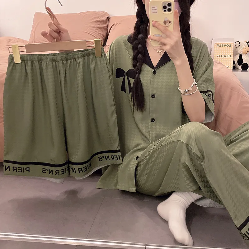 Qiao Ni Tong Pajama Set Women's Image Color-3