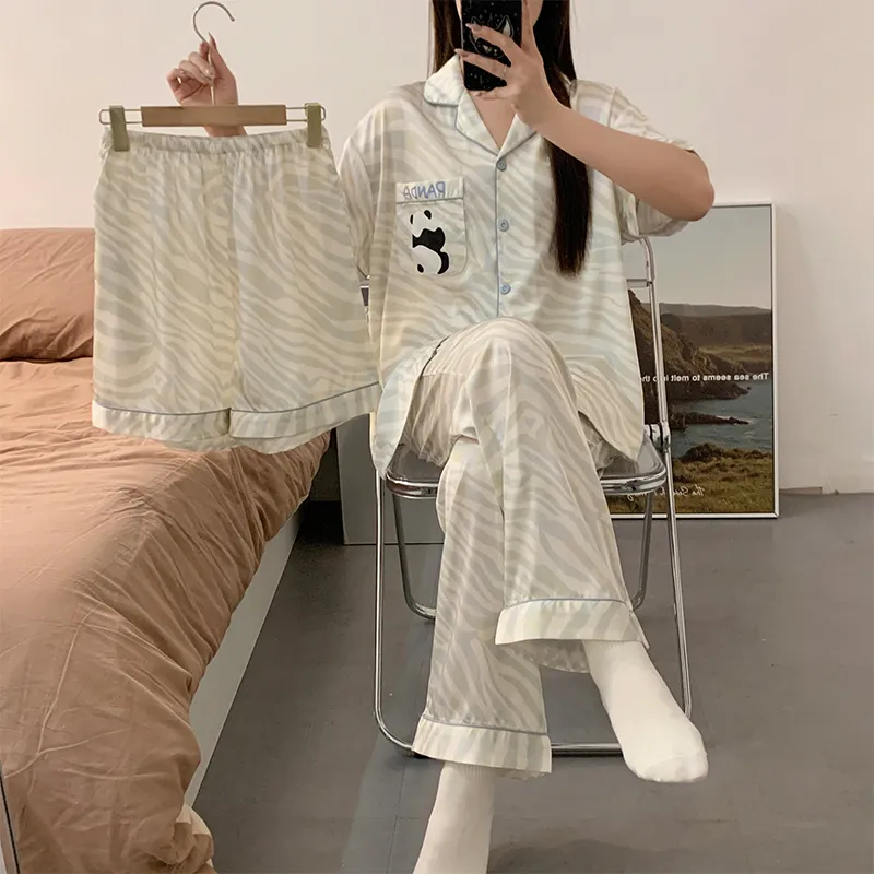 Qiao Ni Tong Pajama Set Women's Image Color-4